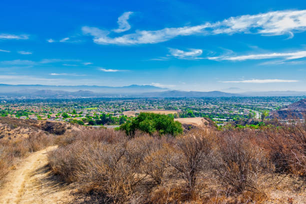 istock Trails above California suburbs 1028438282