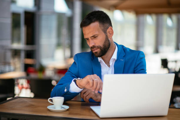 istock Businessman working on a coffee break 1028439118