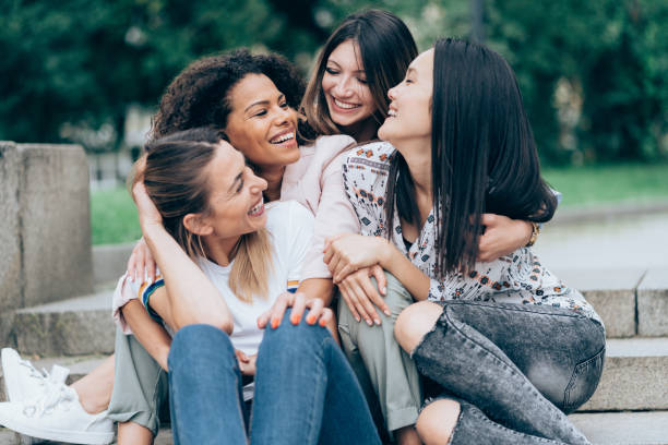 istock Best friends have fun 1028440140