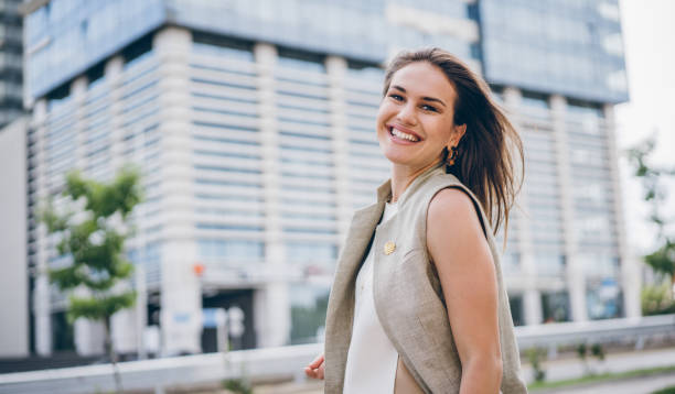 istock Young charming woman in the city 1028440152