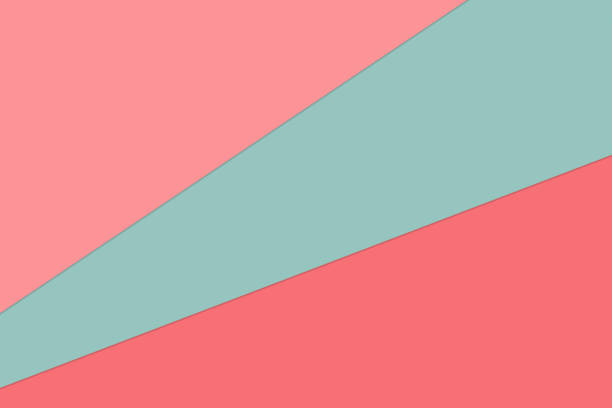 istock Material Design -  Teal and Pink Candy Colors - Abstract Flat Lay Overlapping  Paper Background. 1028451074