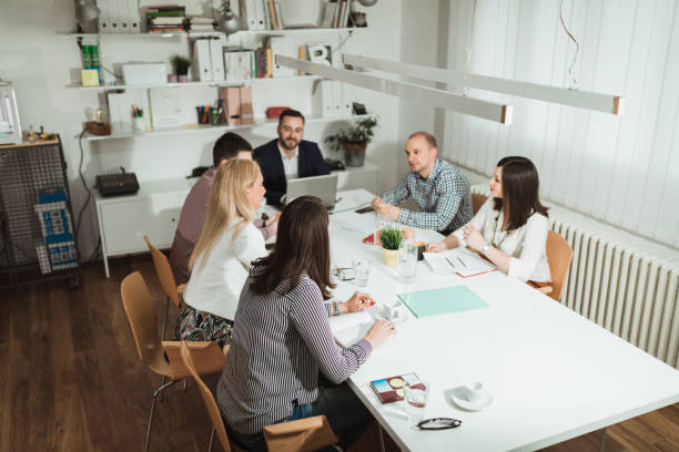 istock Business people enjoying  teamwork in the office 1028481742