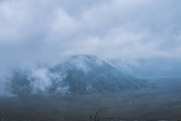 istock Gunung Bromo Volcano Indonesia on cloudy day 1028505308
