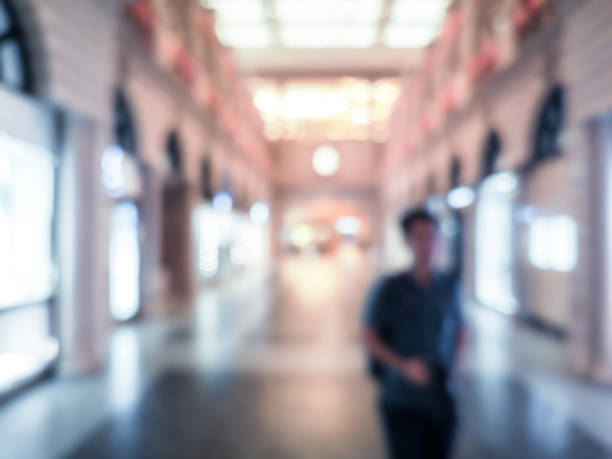 istock Abstract background of shopping mall 1028507832