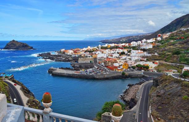 istock view over Garachico with coastline, Tenerife, Spain 1028512850