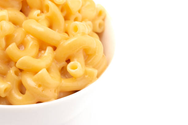 istock Classic Stovetop Macaroni and Cheese on a White Background 1028521290