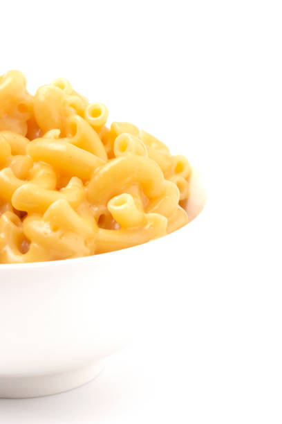 istock Classic Stovetop Macaroni and Cheese on a White Background 1028521296