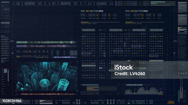 Abstract Running Numbers Code Hacking And Source Code Stock Photo ...