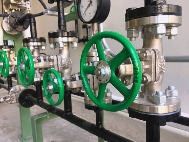 Gate valve in the gas industrial