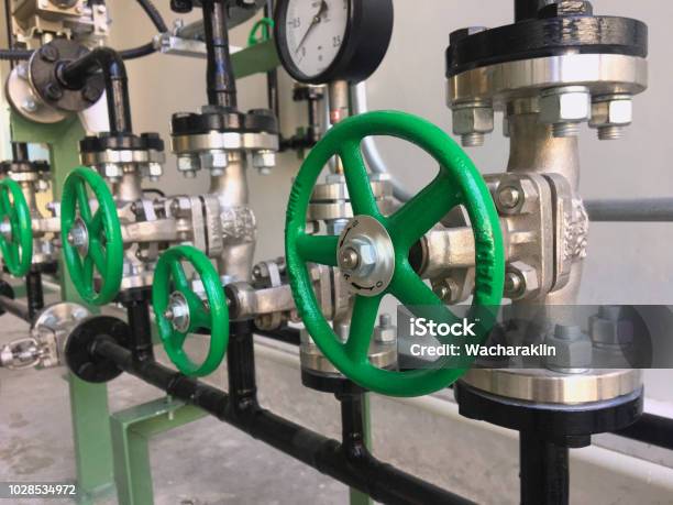 Gate Valve In The Gas Industrial Stock Photo - Download Image Now - Cockerel, Sphere, Sports Ball
