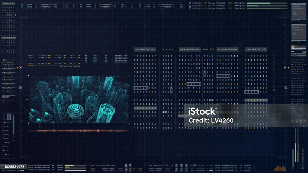 Foto de Resumo Executando Código De Hacking E Fonte De Código De ...