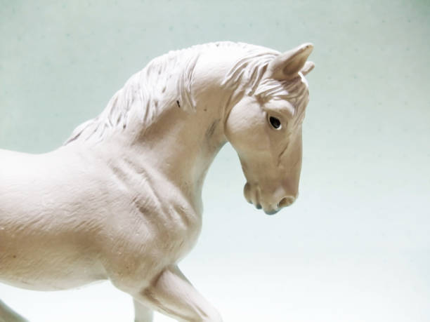 istock Ornament of a white horse 1028539890