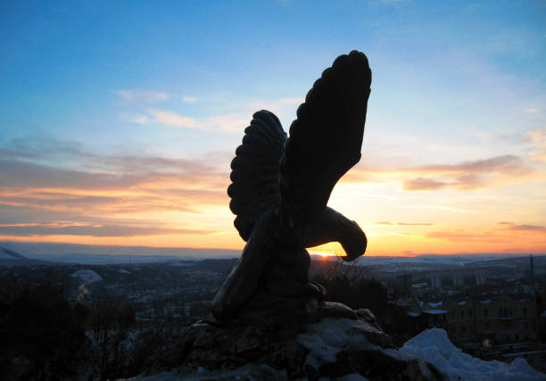 The Eagle. Pyatigorsk Emblem. Northern Caucasus landmarks