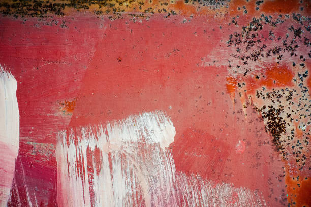 istock Texture of old paint on metal 1028602880