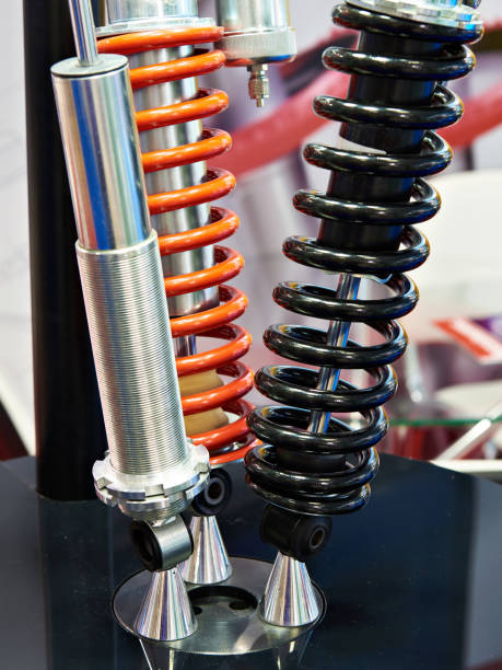 istock Shock absorbers for car at store show 1028603010