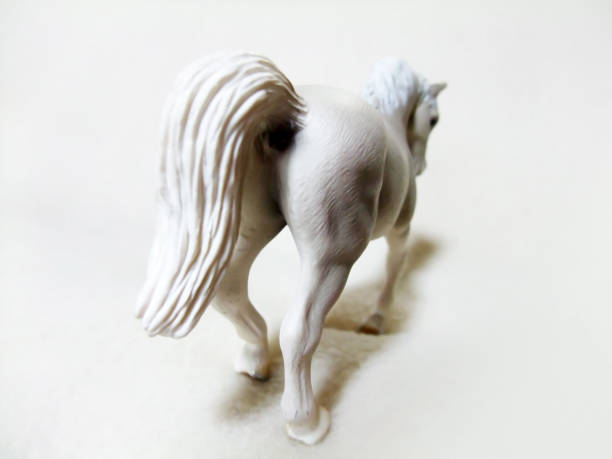 istock Ornament of a white horse 1028613480