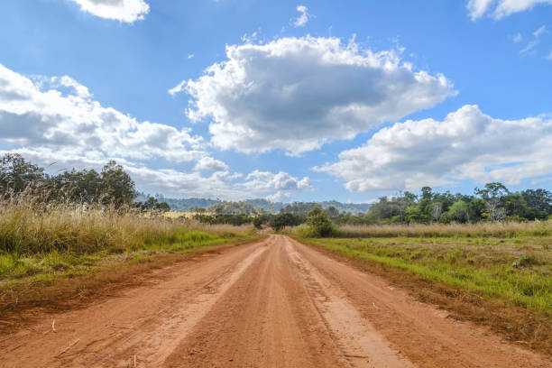 istock Dirt road in Thung Salaeng Luang Nation Park, Thailand 1028620532