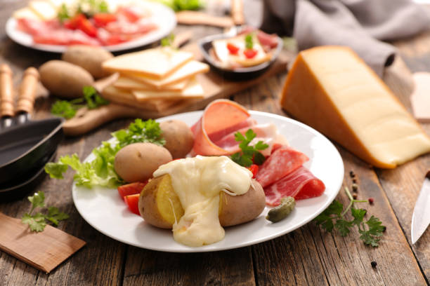 istock potato with cheese fondue 1028626396