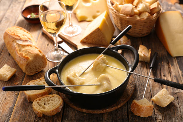 istock cheese fondue and bread 1028626488
