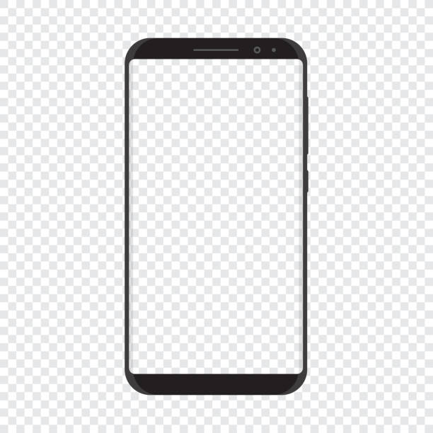 Smart Phone With Transparent Background Stock Illustration - Download Image  Now - Smart Phone, Mobile Phone, Backgrounds - iStock