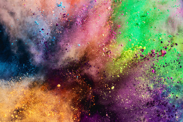 istock Colorful holi powder explosion. 1028657892