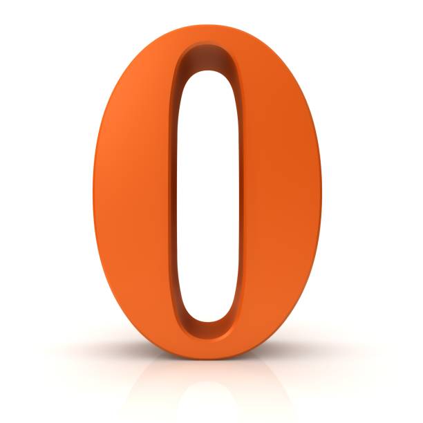 istock 0 number zero orange 3d sign symbol isolated on white background 1028665396