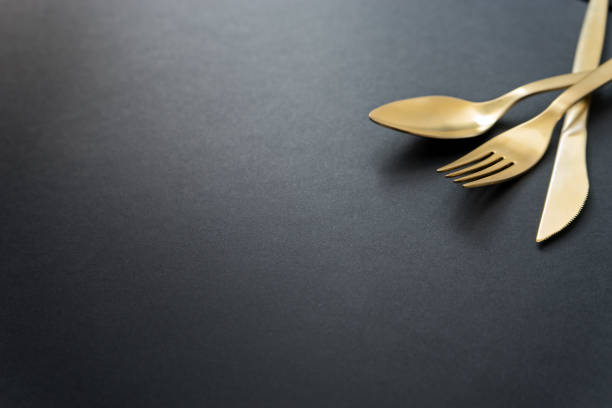 istock cutlery set of fork, knife and spoon 1028672774