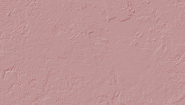 istock Computer 3D texture of pink plastered wall. 1028686360