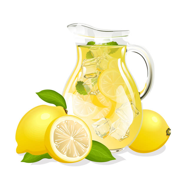 kancsó limonádé - kancsó témájú stock illusztrációk