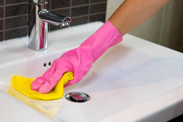 lavabo de nettoyage - protective glove washing up glove cleaning latex photos et images de collection