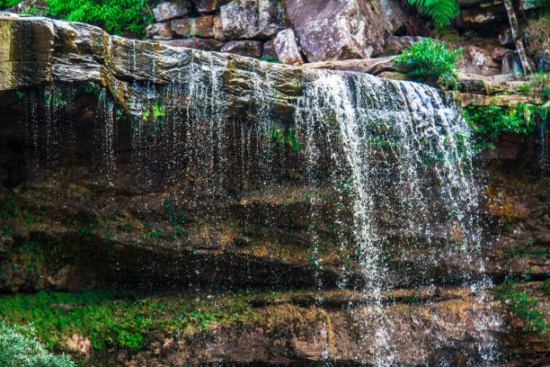 Popokvil Waterfall, Cambodia Popokvil Waterfall, Cambodia kep stock pictures, royalty-free photos & images