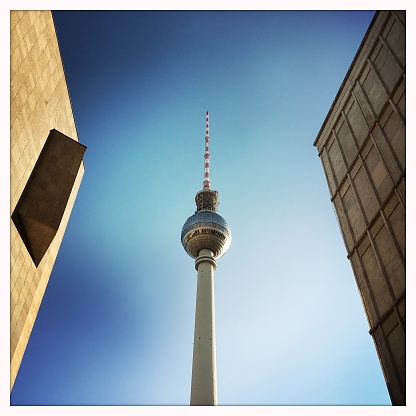 Television Tower, Alexanderplatz, Berlin, Germany.