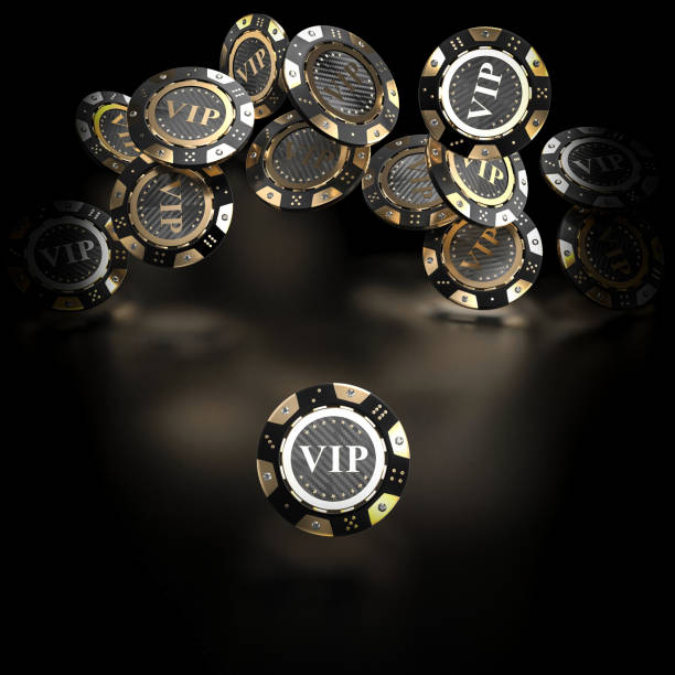 istock golden and carbon fiber gambling chip 1028710564