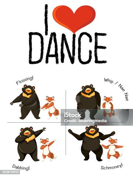 I Love Dance Animal Dancing Concept Stock Illustration - Download Image Now - Activity, Animal, Art - iStock I Love Dance Animal Dancing Concept Stock Illustration - Download Image Now - Activity, Animal, Art - iStock