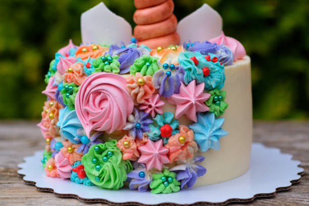 istock unicorn cake on natural green background 1028720652