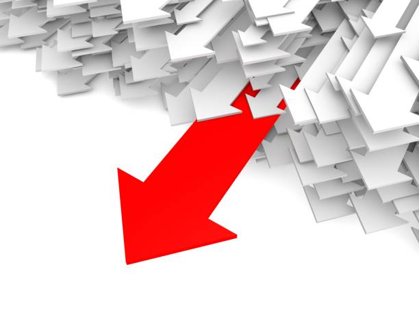 istock Team leader core, success red arrow, follow success 1028728860