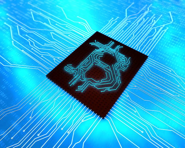 istock E-finance technology, data network core, circuit board and currency symbols,bitcoin 1028735916