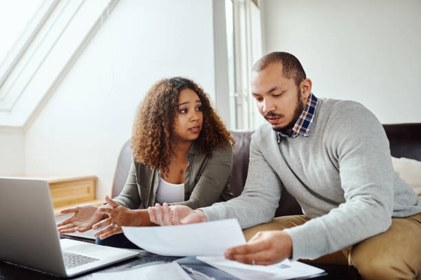 istock Our finances are spirally out of control 1028735970