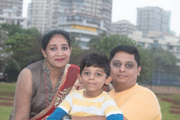 istock Indian family at park 1028739508