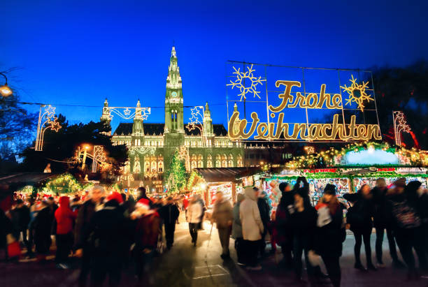 istock Christmas market in Vienna 1028739890