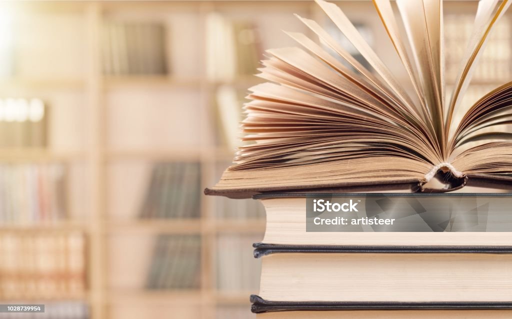 Biblioteca. - Foto de stock de Livro royalty-free