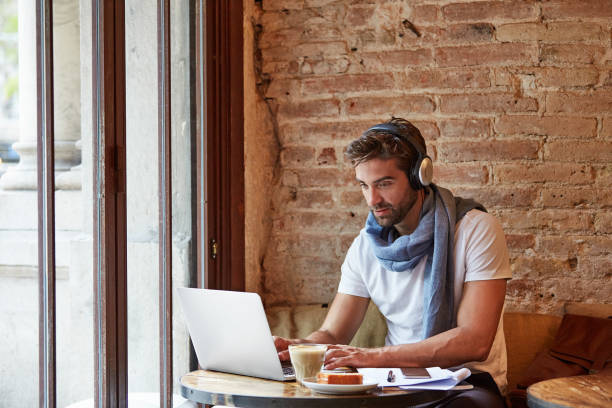 istock The free wifi here will keep me occupied whole day 1028740234