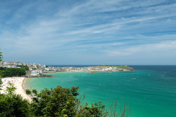 istock Views over St. Ives, Cornwall on a sunny June day. 1028748530