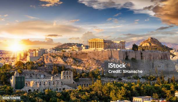 The Acropolis Of Athens Greece Stock Photo - Download Image Now - Athens - Greece, Greece, Acropolis - Athens