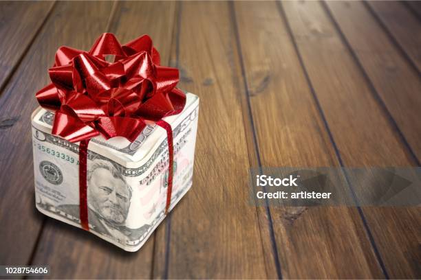 Gift Stock Photo - Download Image Now - Gift, Currency, Tax