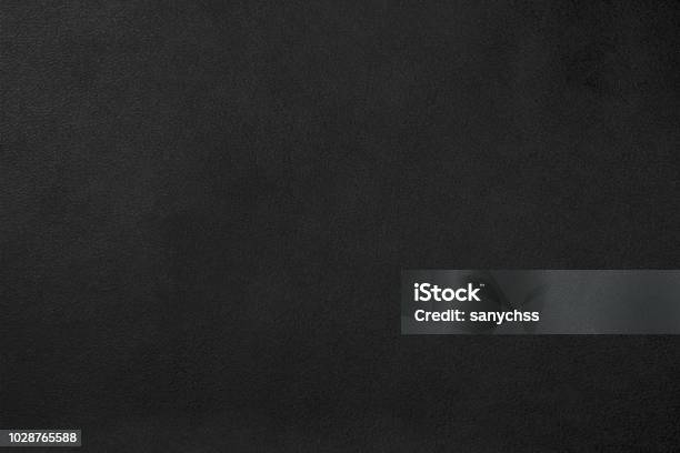 Natural Leather Texture Background Stock Photo - Download Image Now - Black Color, Leather, Tarpaulin