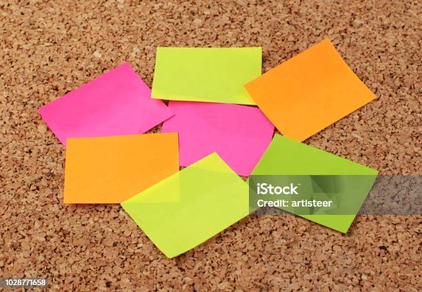 Multicolor Post It Notes Stock Illustration - Download Image Now
