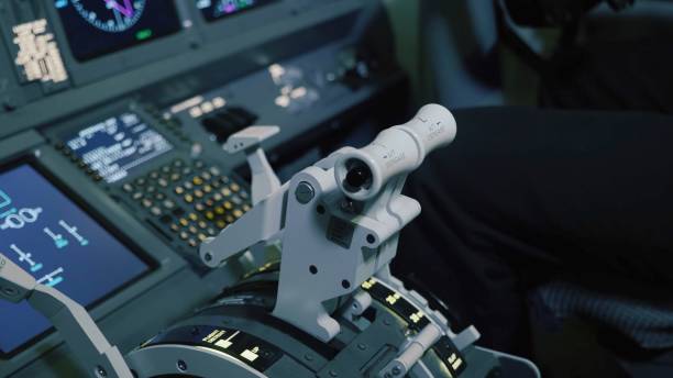 istock Panel of switches on an aircraft flight deck. 1028772674
