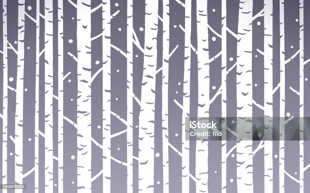 Birch Tree Abstract Winter Background Birch trees background abstract. Birch Tree stock vector