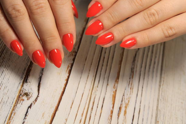 istock fashion manicure design on a beautiful texture 1028772794